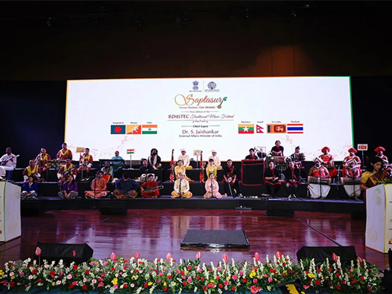 EAM inaugurates first BIMSTEC Traditional Music Festival (Photo/@DrSJaishankar)