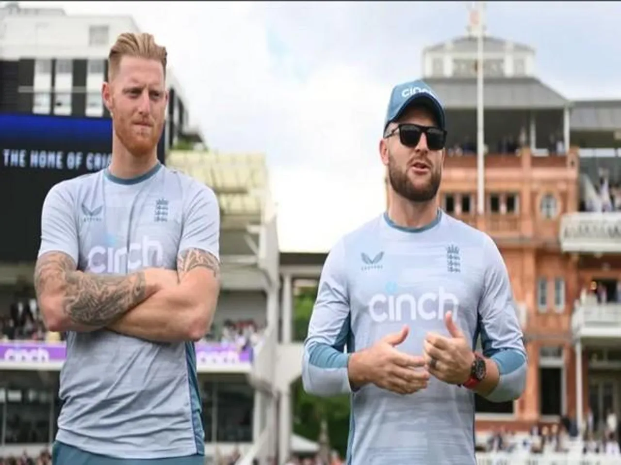 Ben Stokes and Brendon McCullum. (Photo: ECB)