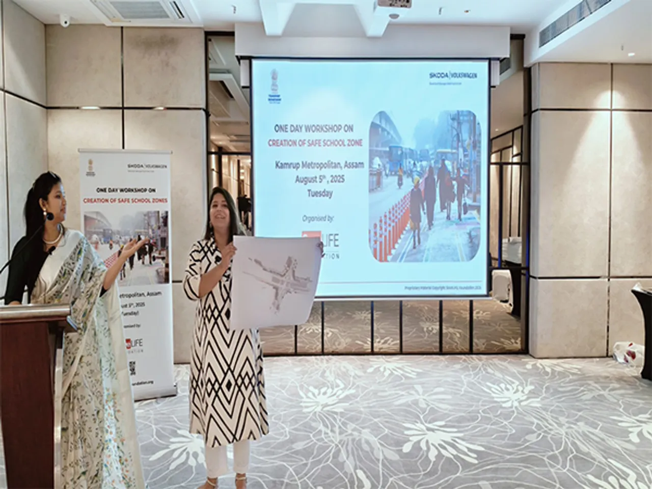 Assam government, NHAI, and SaveLIFE Foundation collaborate to strengthen school zone safety. (PhotoANI)