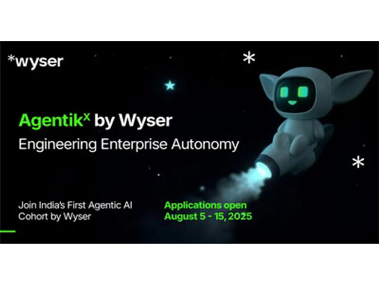 Wyser launches AgentikX, India’s first-ever Agentic AI Investment Initiative for Enterprise B2B Startups through its maiden fund