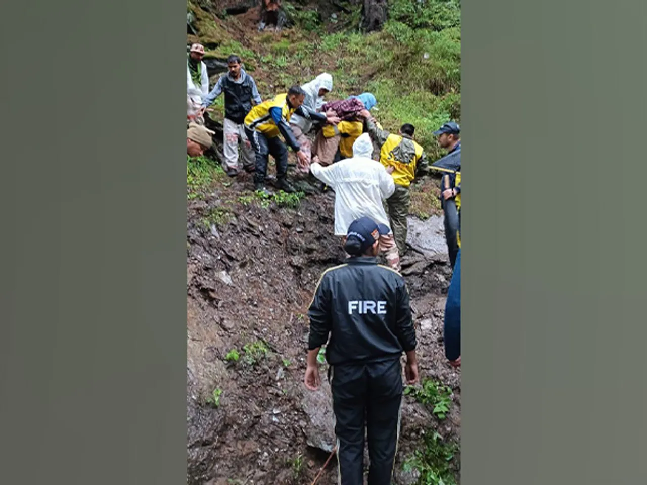 ITBP officials rescue multiple villagers in wake of Uttarkashi cloudburst (Photo/ANI)