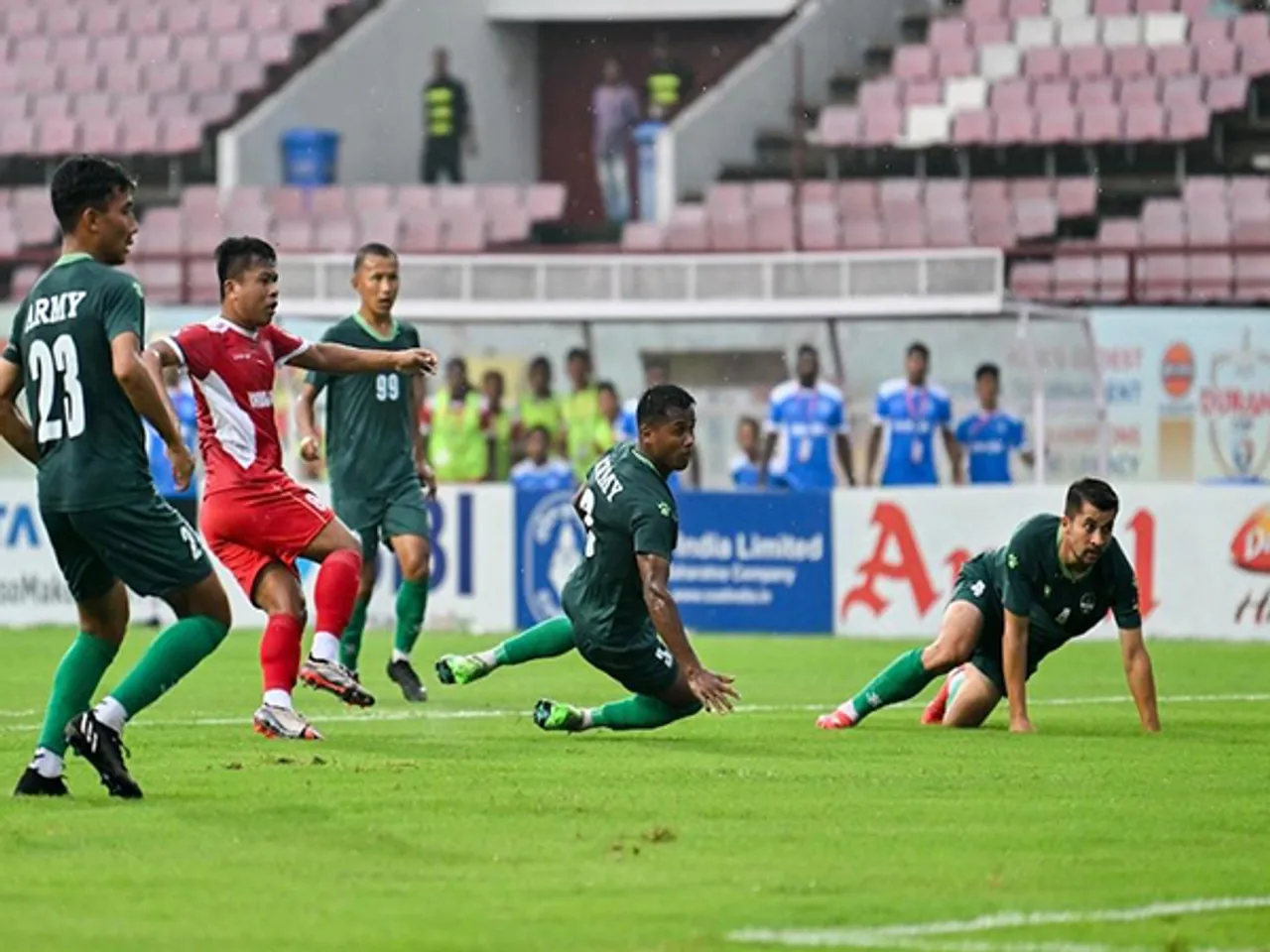 Players in action during the match (Photo: Durand Cup/AIFF)