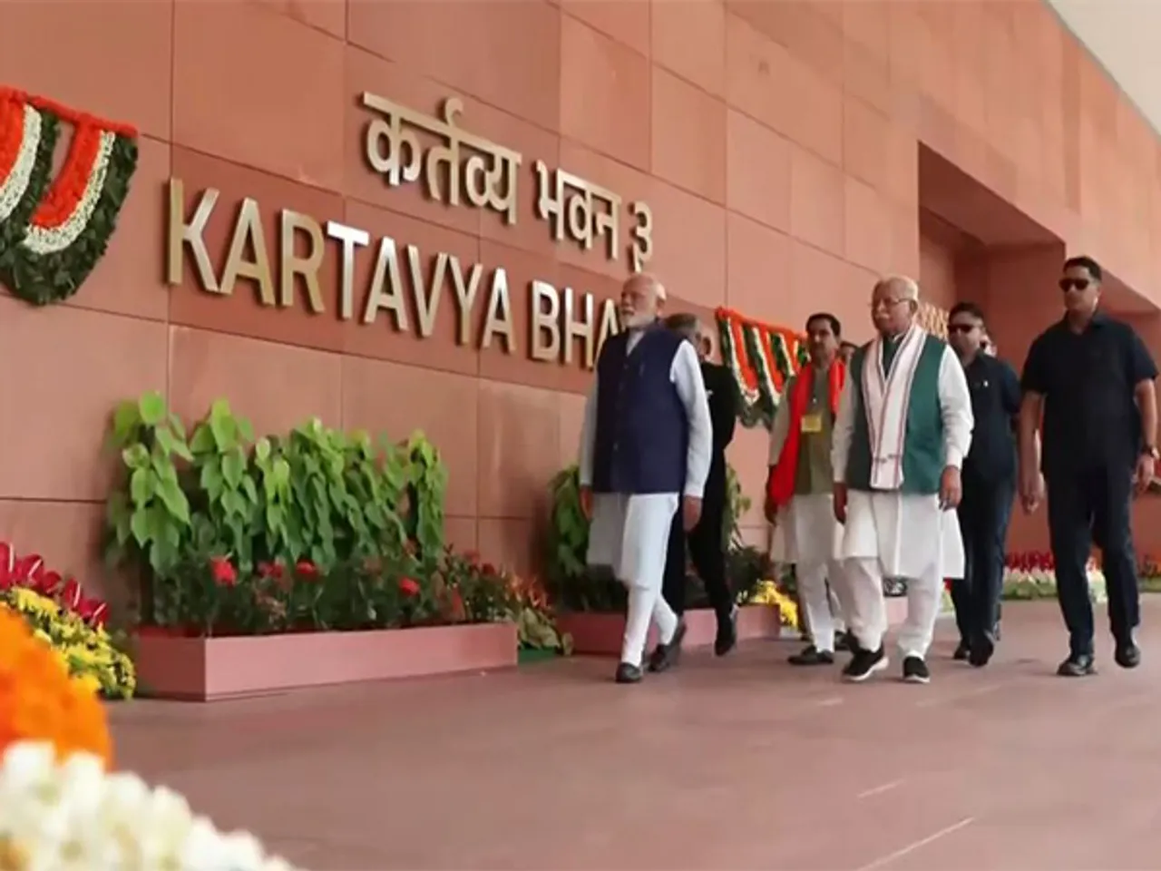 PM Narendra Modi inaugurates Kartavya Bhavan (Photo/DD News)