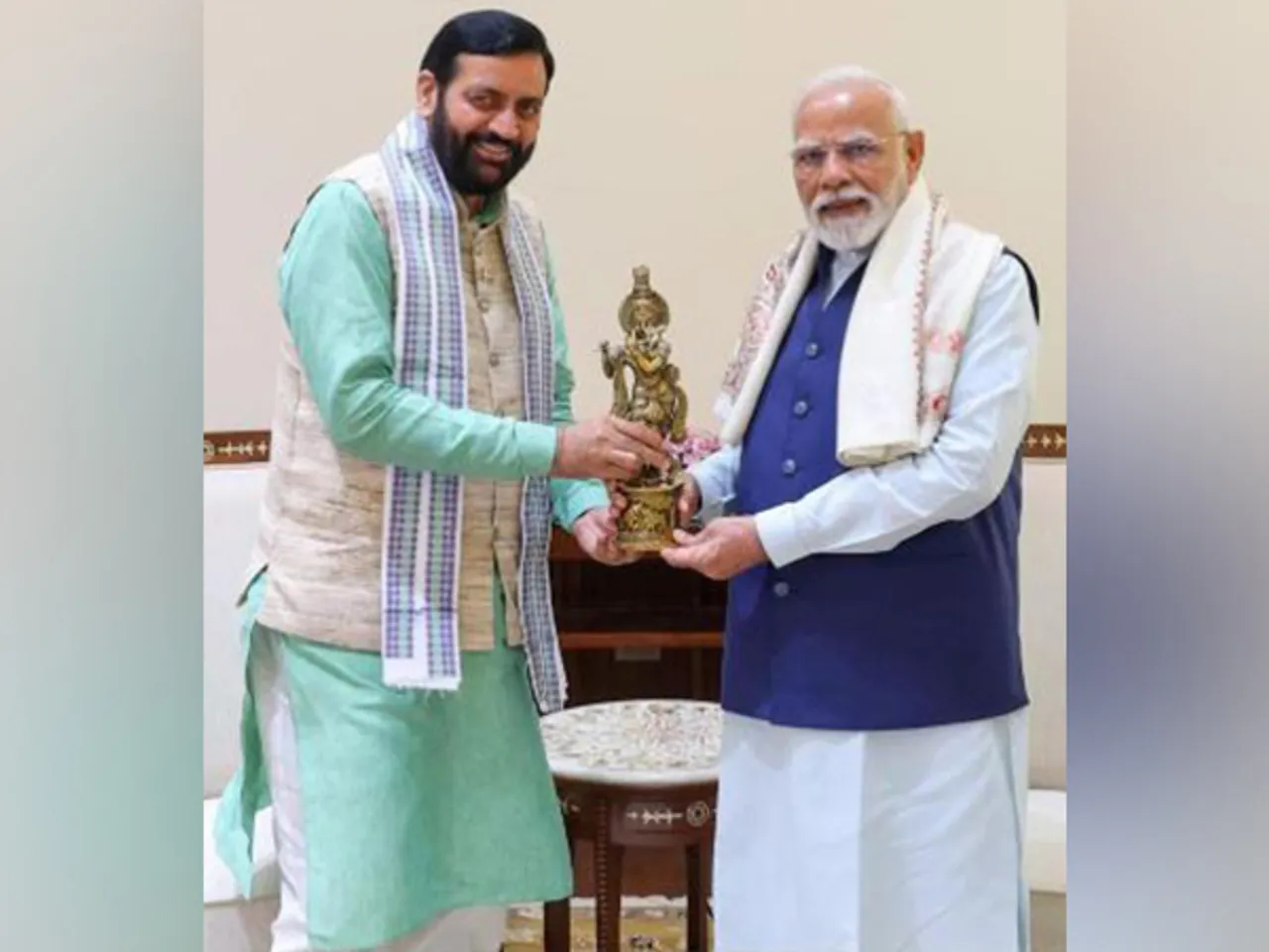 Haryana CM Nayab Singh Saini met PM Modi. (Photo/Haryana CMO)