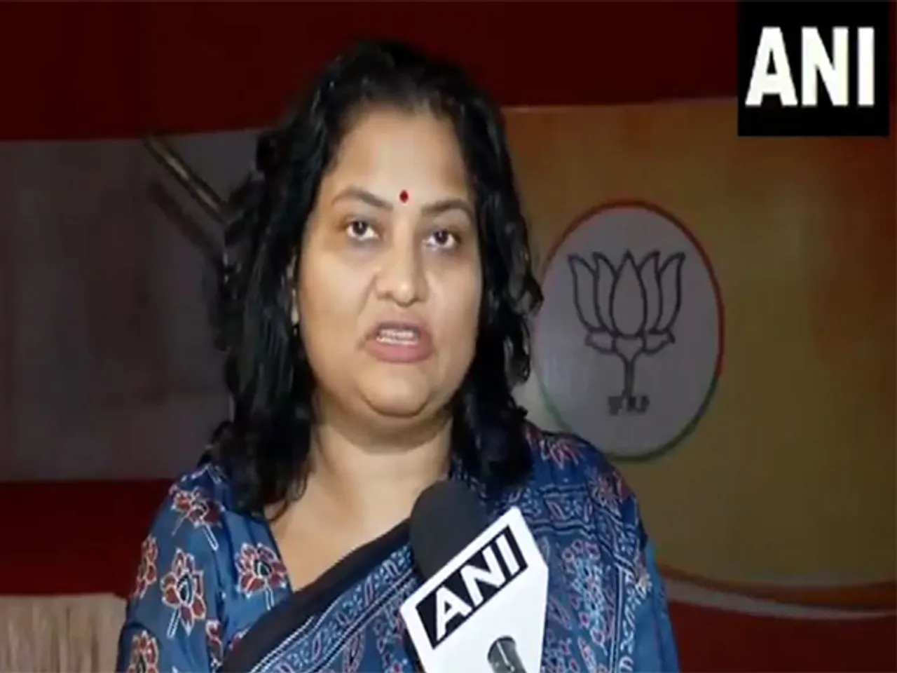 Odisha BJP Mahila Morcha President Aiswarya Biswal (Photo/ANI)