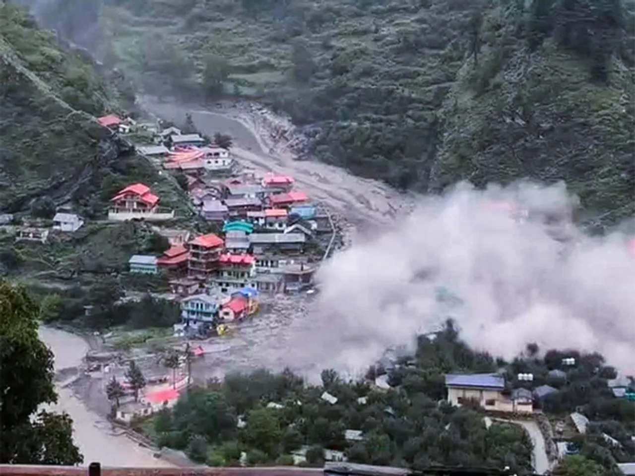 Cloudburst in Uttarkashi's Dharali (Photo: ANI)