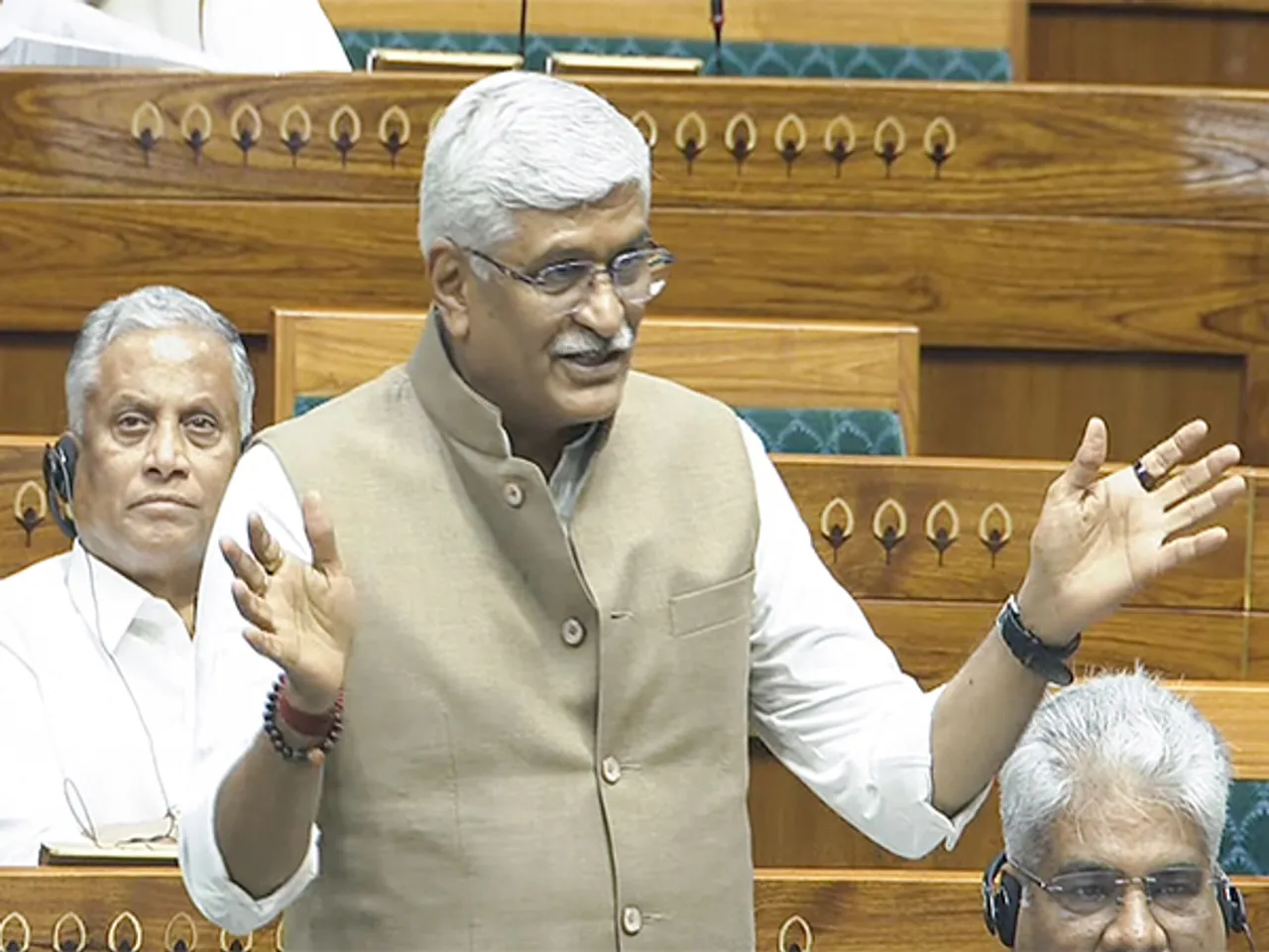 Union Minister Gajendra Singh Shekhawat  (Photo-ANI/ Sansad TV)