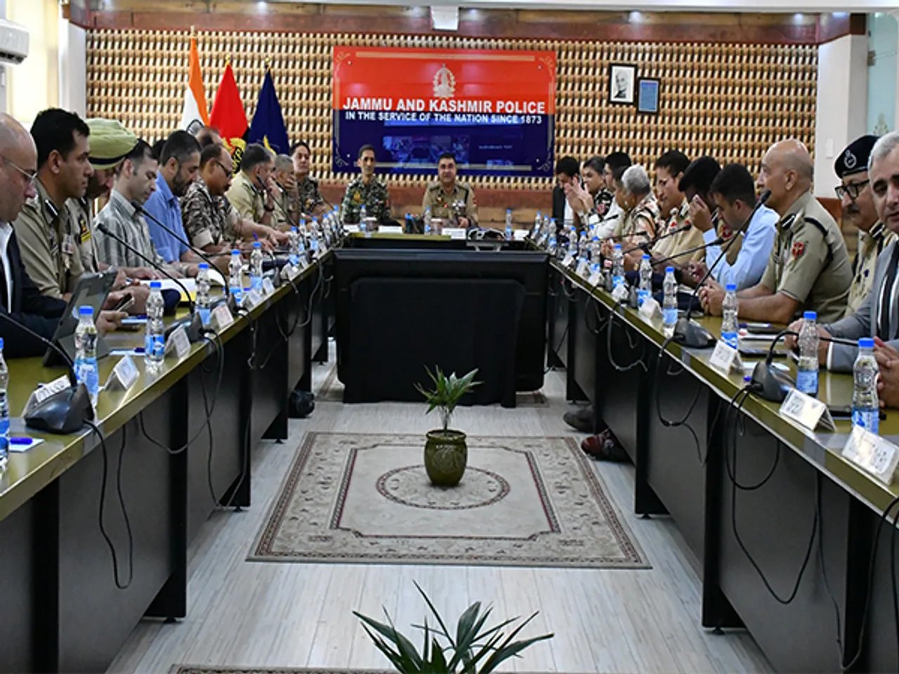 IGP Kashmir reviews security arrangements for Independence Day and upcoming events at PCR Kashmir (Photo/ANI)