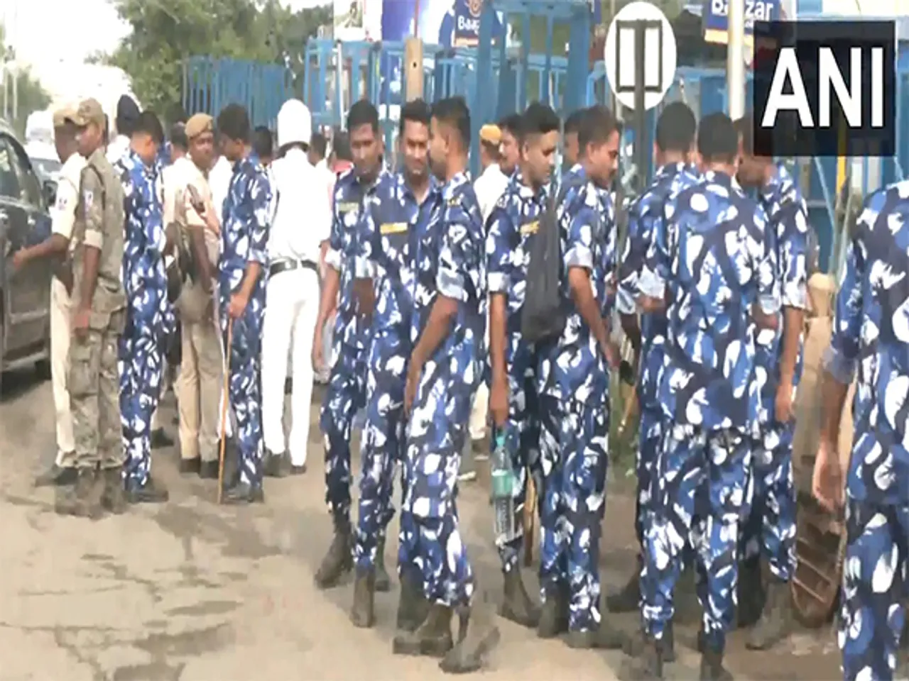 Security tightened in Howrah ahead of ‘Nabanna Abhiyan’ protest (Photo/ANI)