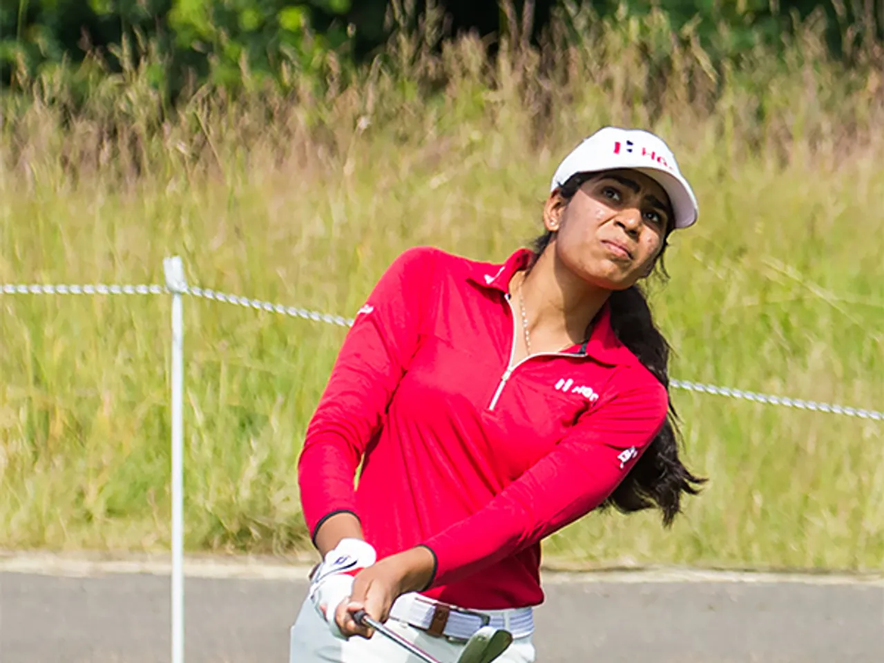 Diksha Dagar in action during PIF London Championship (Image: LET)
