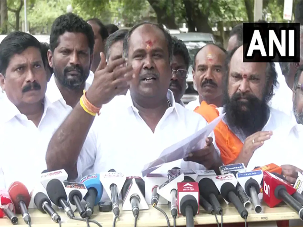 Deputy Opposition leader and former AIADMK Minister R B Udhayakumar. (Photo/ANI)