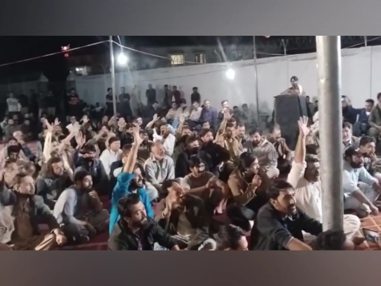 Hunza traders staging a sit-in protest, bringing cross-border movement in the Pakistan-occupied Gilgit-Baltistan region to a halt on the 17th consecutive day (Source: TNN)