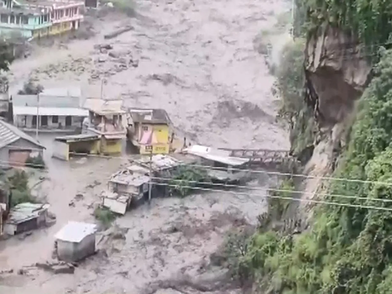 Visuals from Ganvi area of Shimla (Photo/ANI)