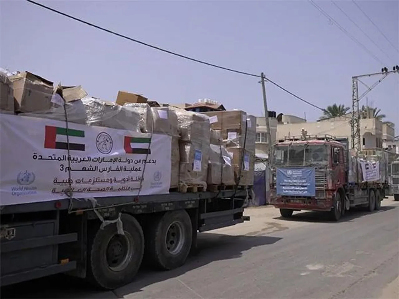 Operation Chivalrous Knight 3 delivers medicines, medical supplies to support Gaza’s health sector (Photo/WAM)