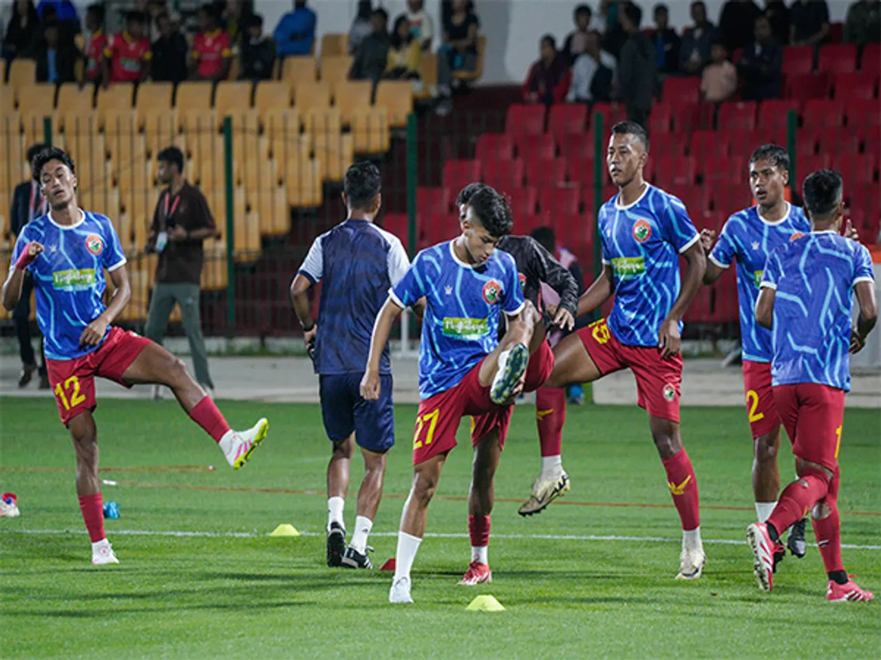 Shillong Lajong FC during training session (Image: Durand Cup)