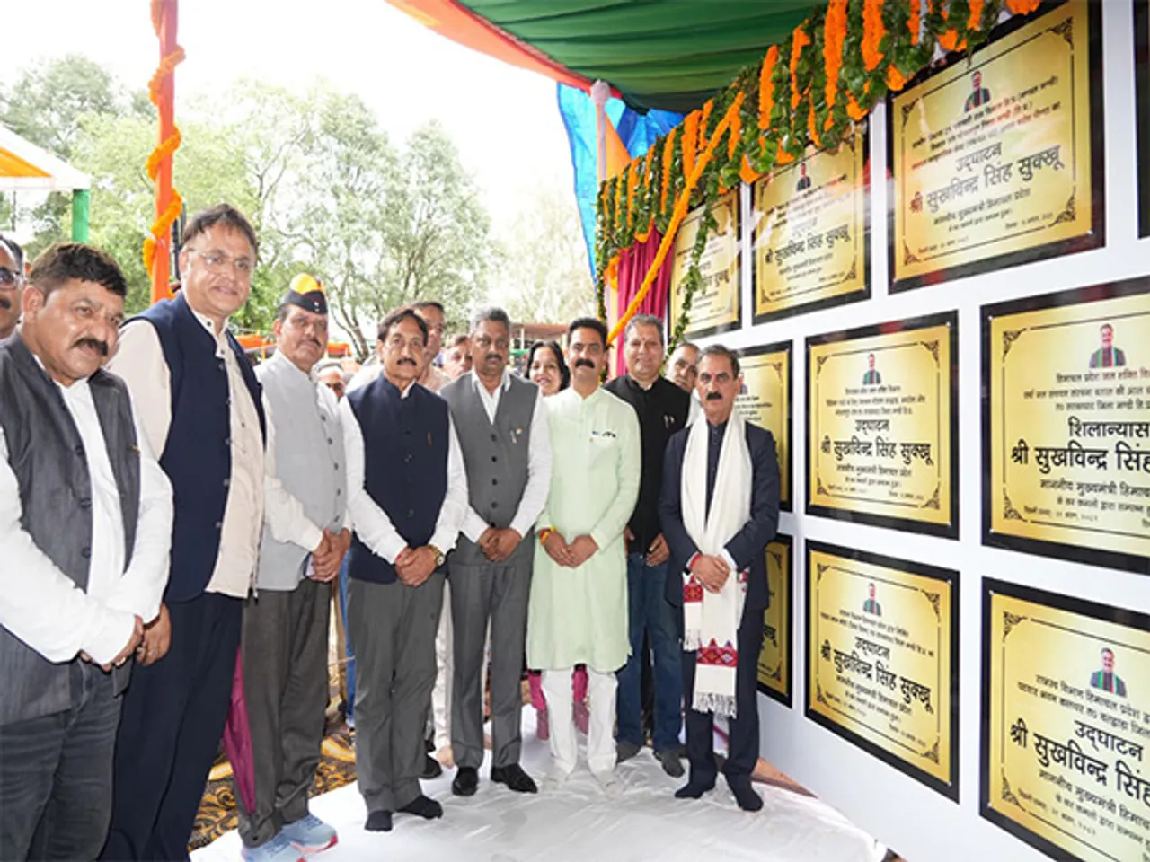 Himachal Pradesh CM dedicates 33 development projects worth Rs. 216 crore in Mandi. (PhotoANI)