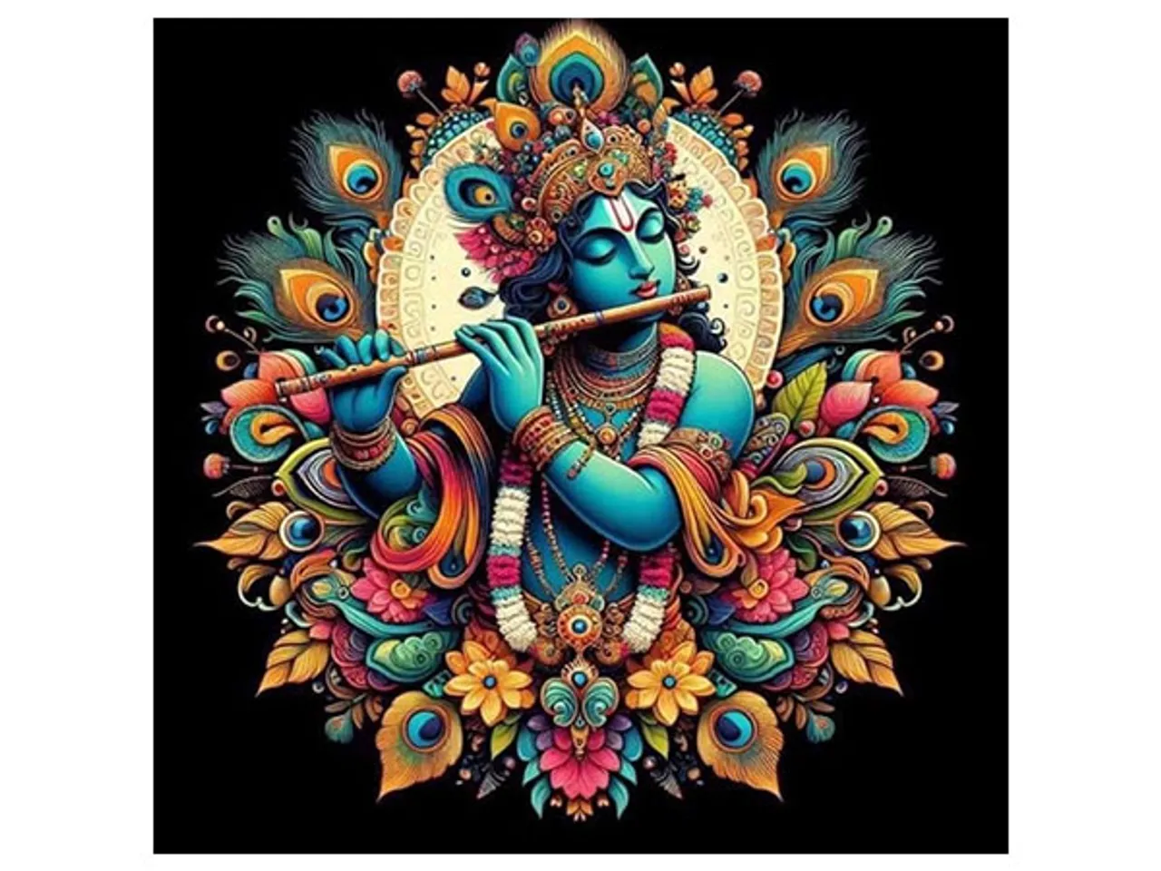Lord Krishna (Photo: @VVSLaxman281 X)