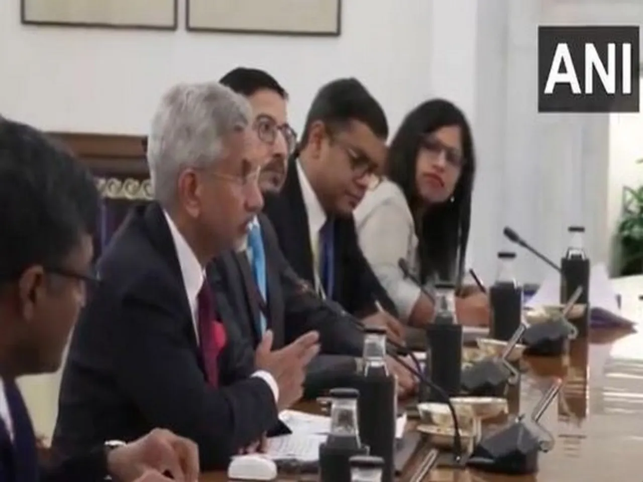 EAM S. Jaishankar addresses the meeting with Republic of Korea Foreign Minister Cho Hyun in New Delhi, highlighting efforts to strengthen bilateral ties and expressing gratitude for RoK’s condemnation of the Pahalgam attack (Photo/ANI)