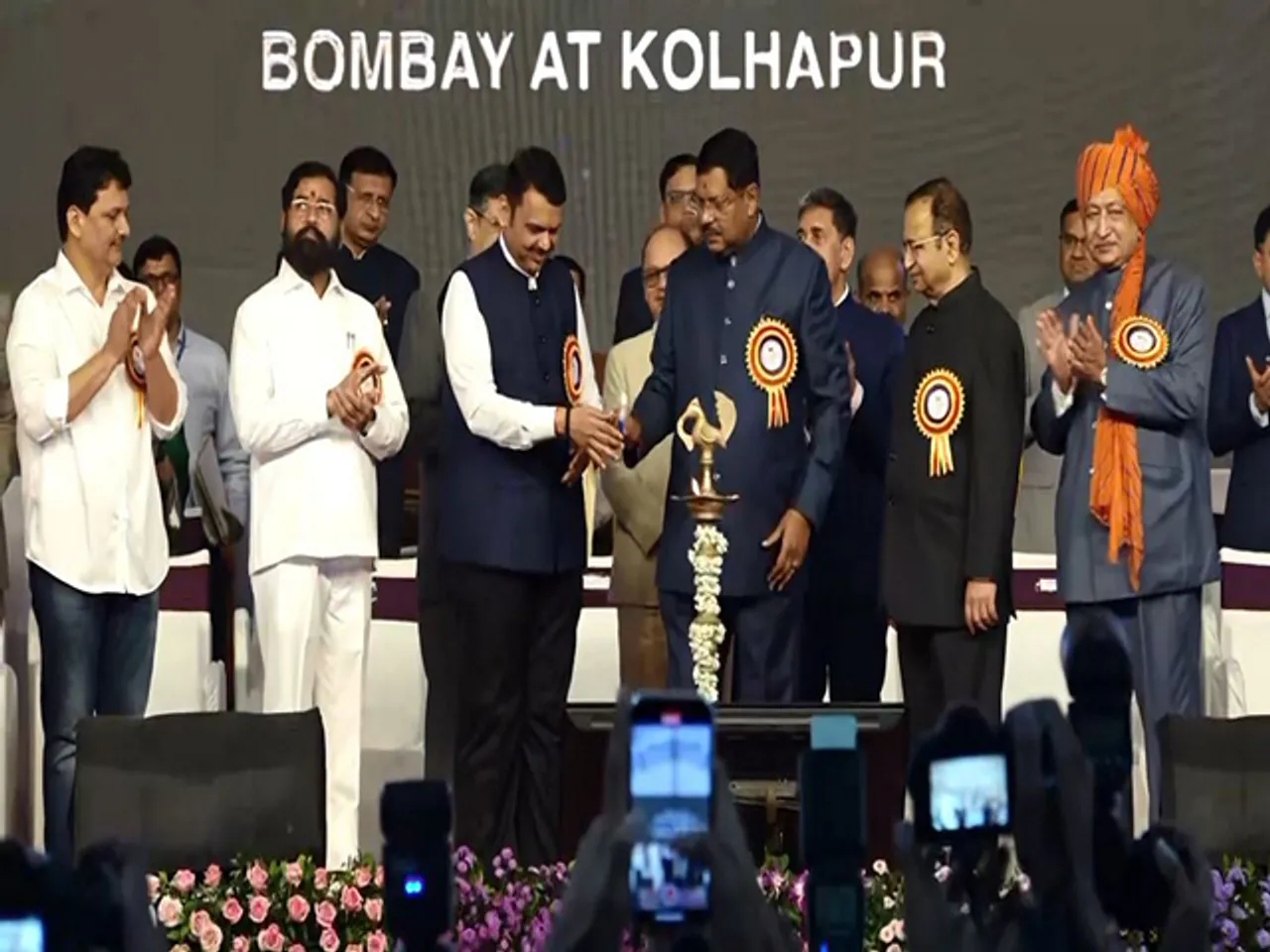 CJI Bhushan Ramkrishna Gavai inaugurates Bombay HC circuit bench at Kolhapur. (Photo/ANI)