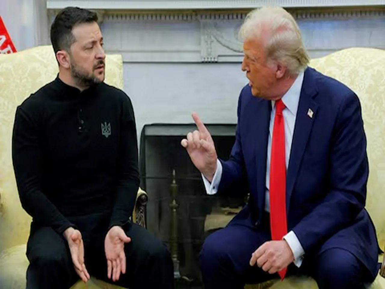 US President Donald Trump with Ukrainian President Volodymyr Zelenskyy at the White House in February this year. (File Photo/Reuters)