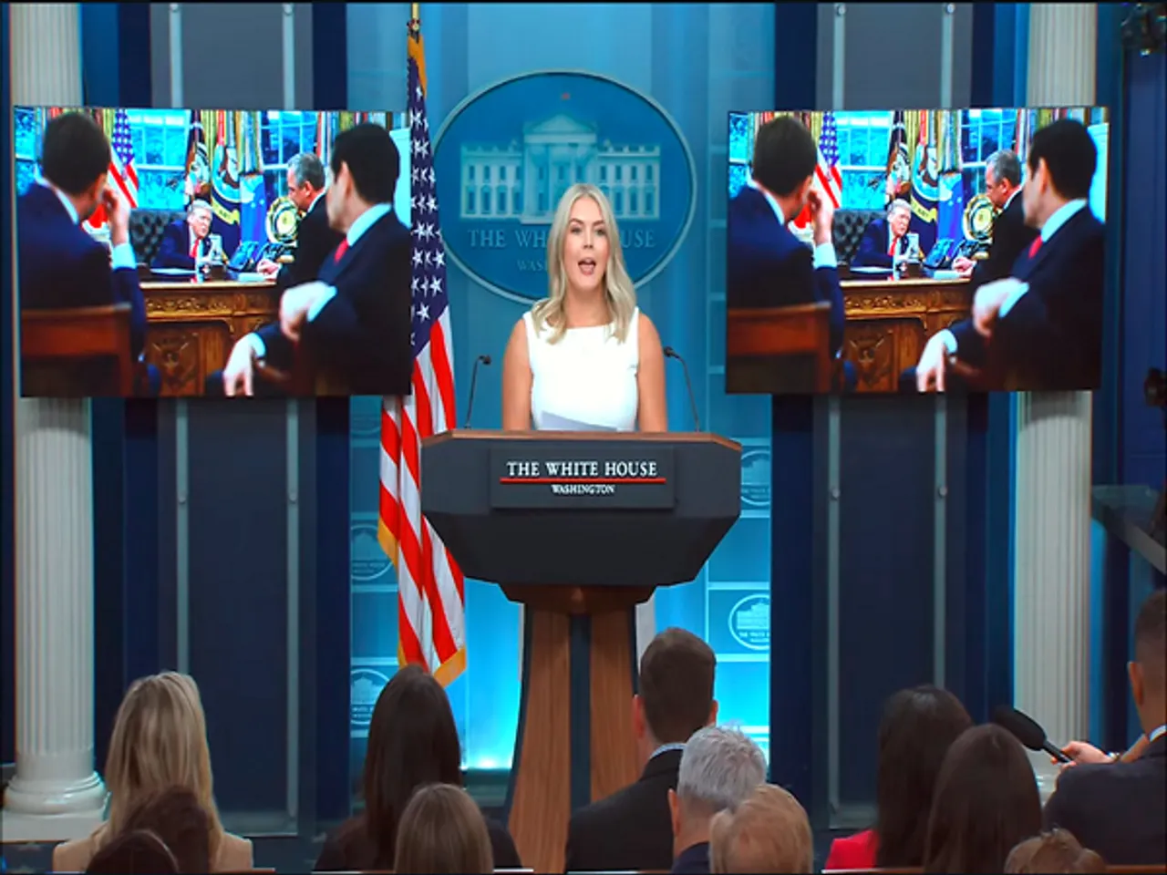 White House Press Secretary, Karoline Leavitt (Image: YouTube@The White House)