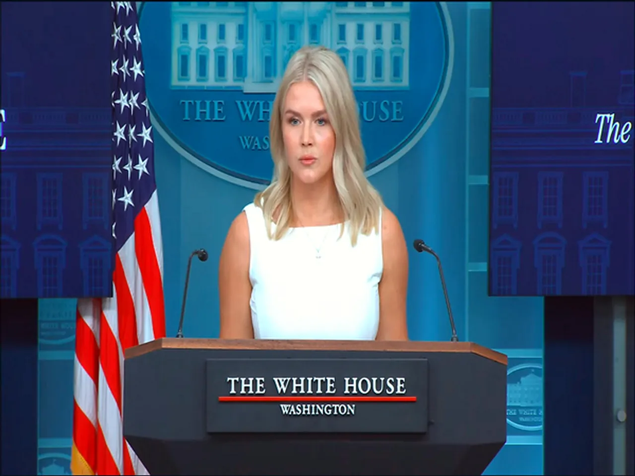 White House Press Secretary, Karoline Leavitt (Image: YouTube@The White House)