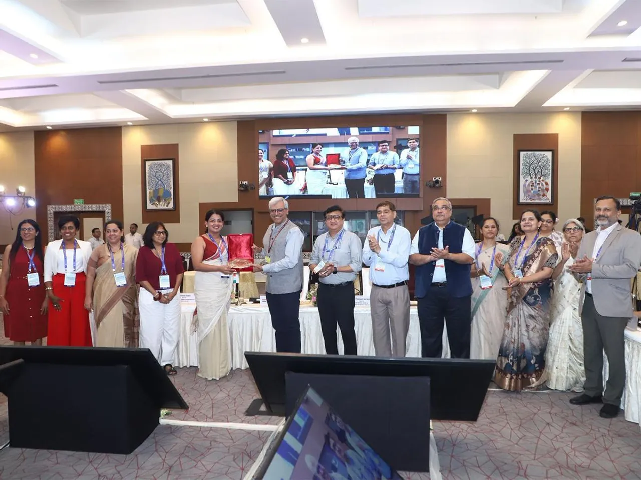 Visuals of the meeting conducted by ICMR (Photo/ANI)