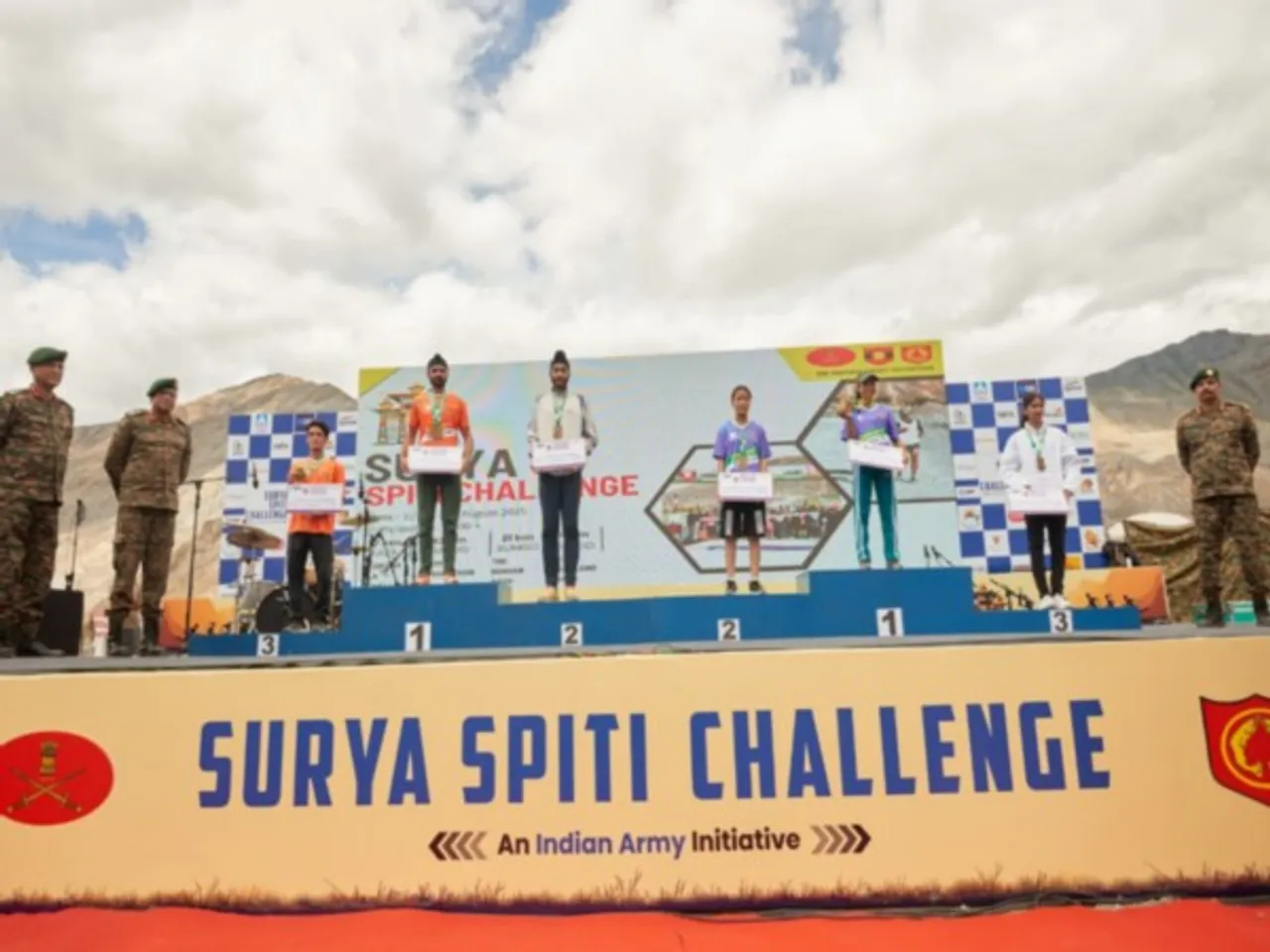 The athletes (Photo: Press Information Bureau (Defence Wing))