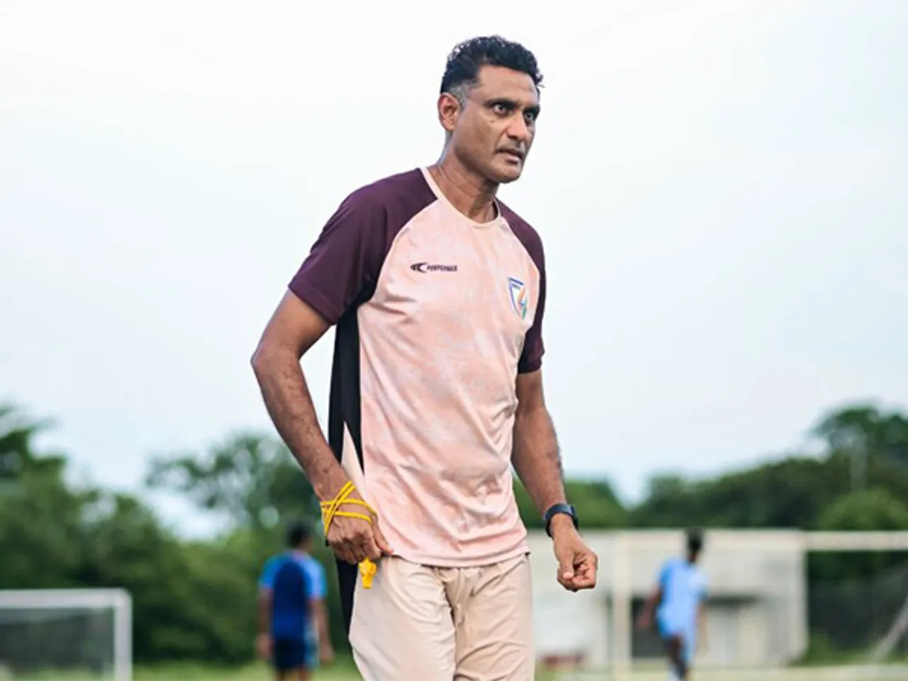 India U23 men’s national team head coach Naushad Moosa. (Photo/AIFF)