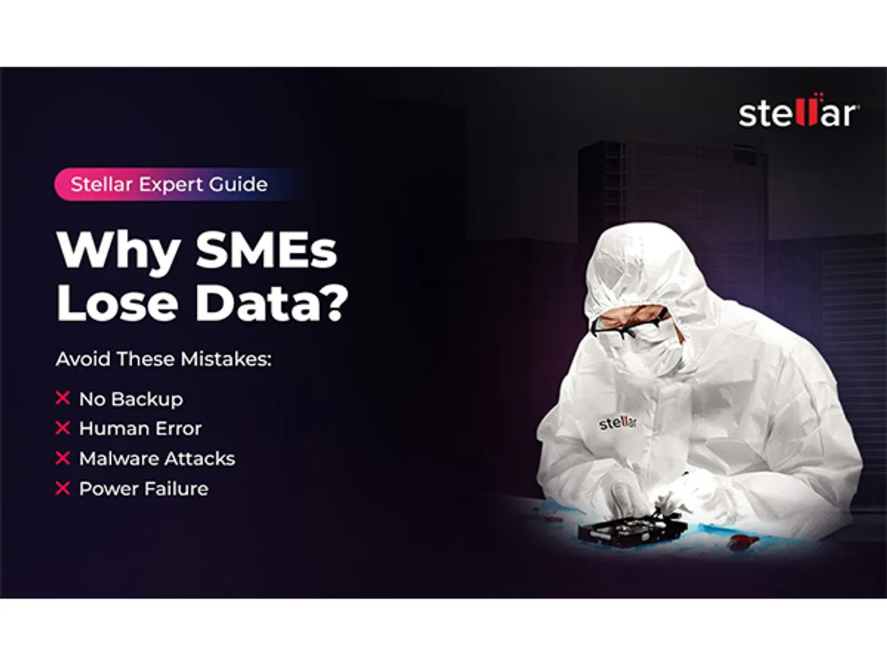 Why SMEs Lose Critical Data: Common Mistakes Explained by Stellar Data Recovery Experts