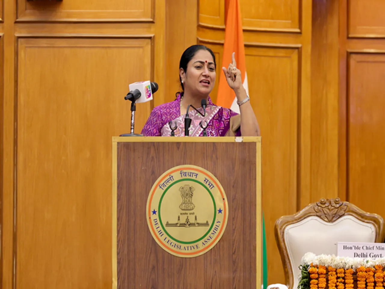 Delhi Chief Minister Rekha Gupta (Photo/X@gupta_rekha)