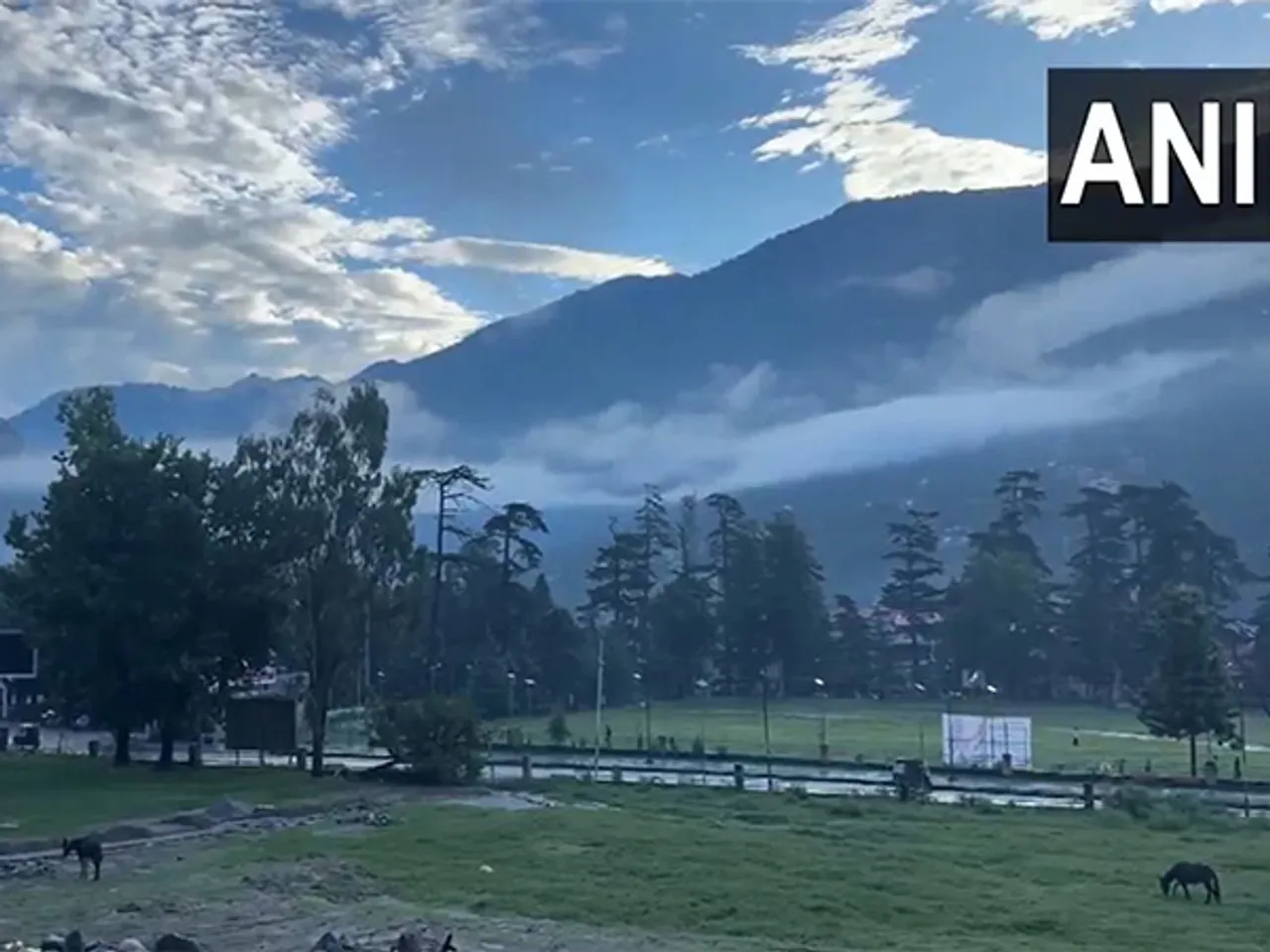 Weather clears in Mandi (Photo/ANI)