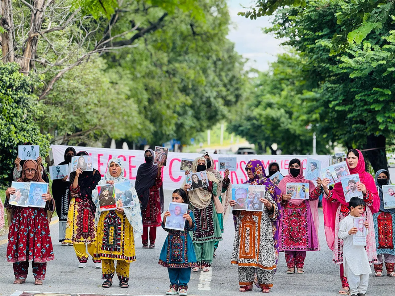 Sit-In protest in Islamabad (Photo/ X@BalochYakjehtiC)
