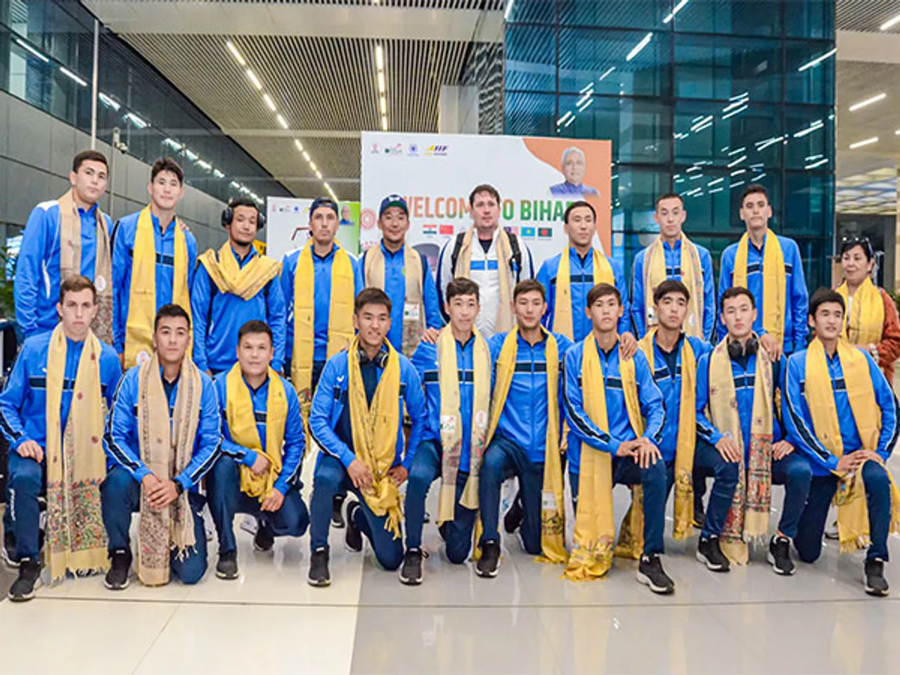 Kazakhstan Men’s Hockey Team (Photo: Hockey India)