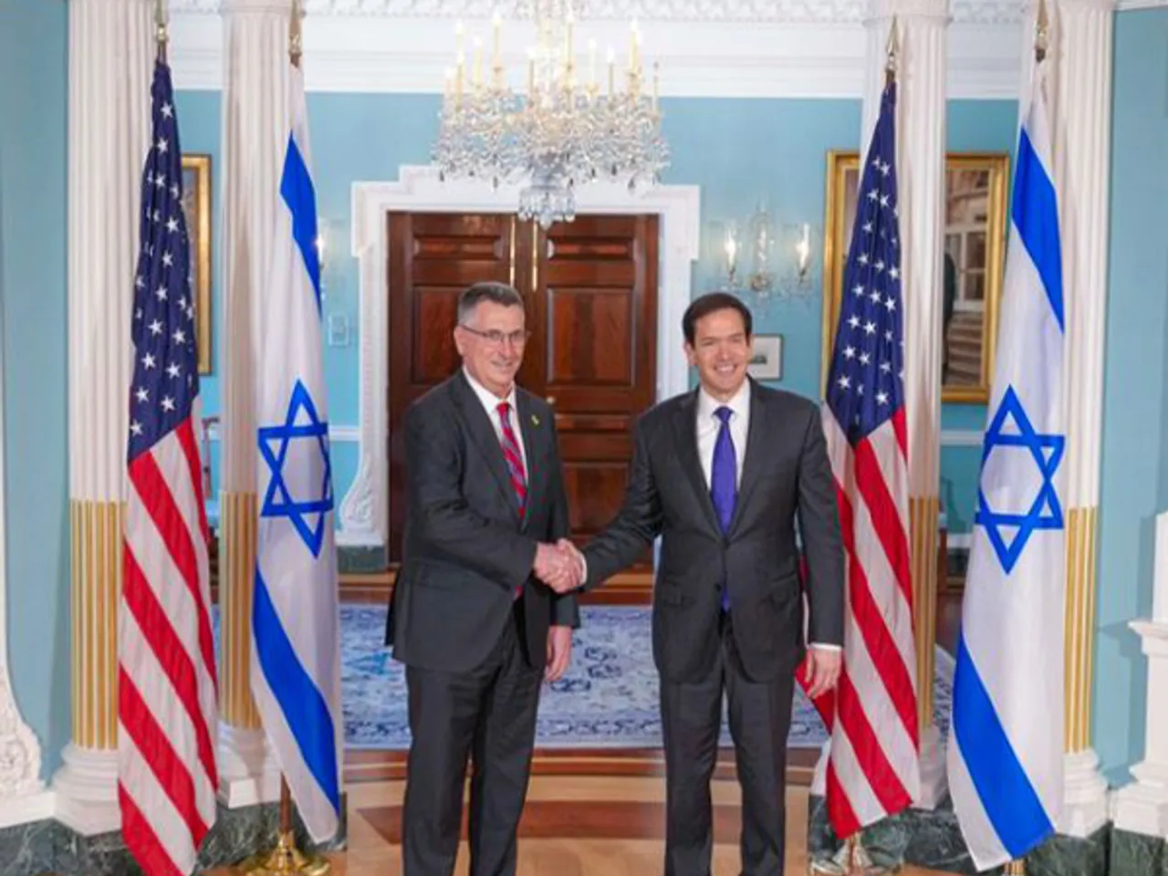 US Secretary Marco Rubio meets Israeli Foreign Minister Gidon Saar (Image: X/@SecRubio)
