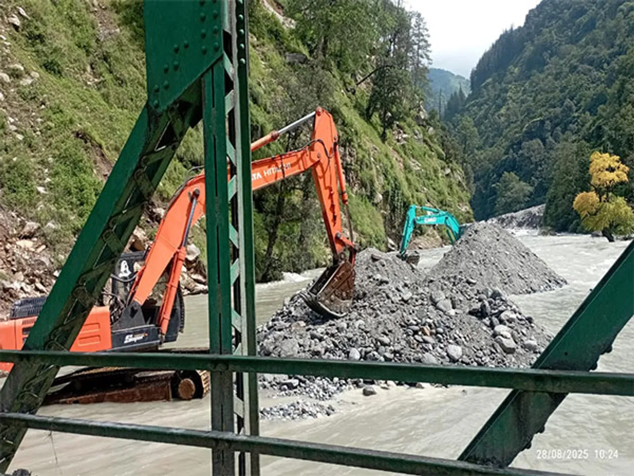 Work underway to increase water flow (Photo/ANI)