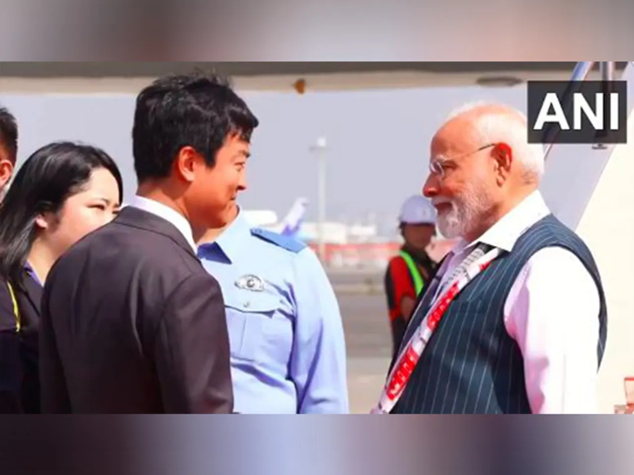 Prime Minister Narendra Modi arrives in Tokyo (Photo/ANI)