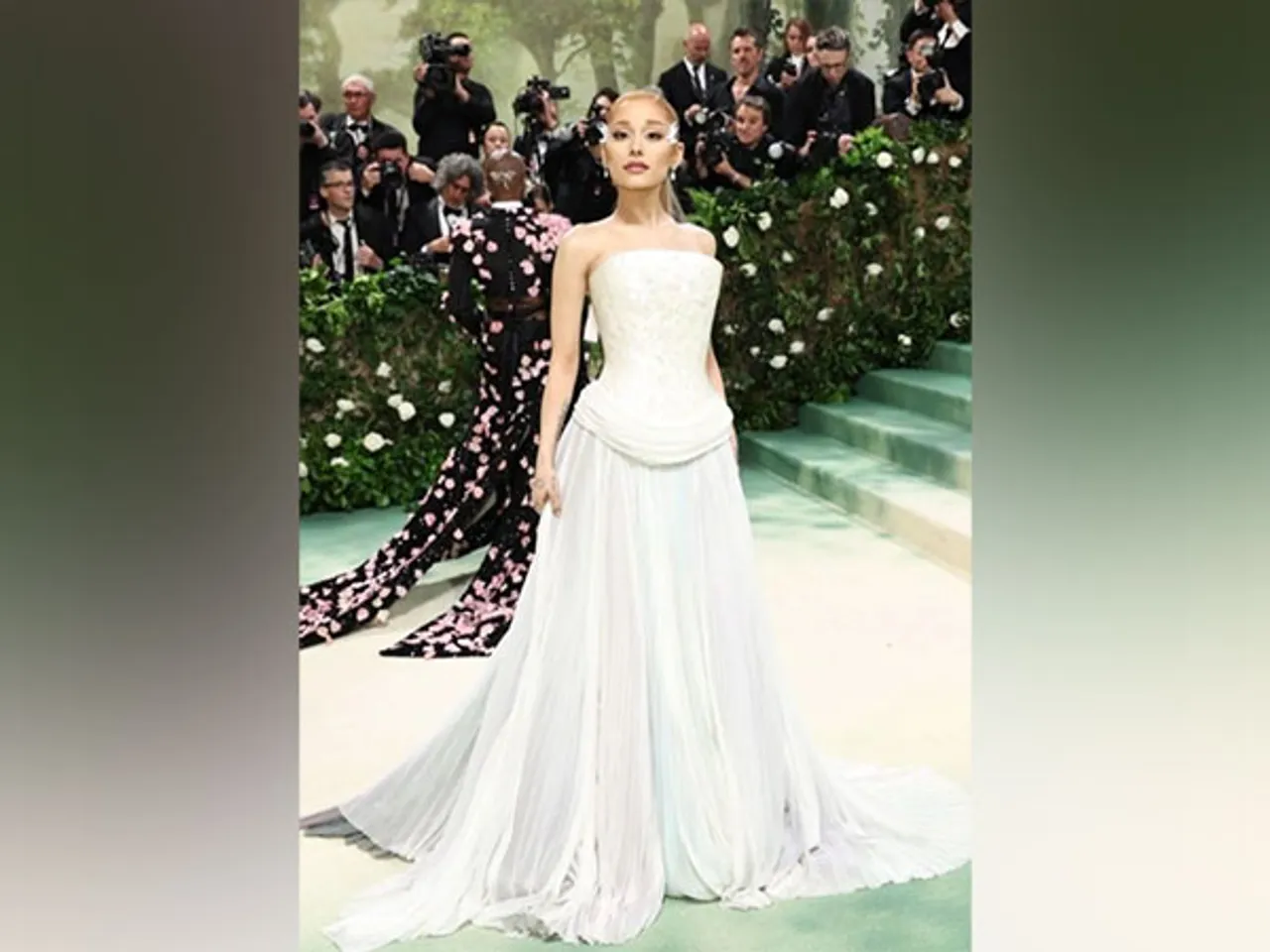 Ariana Grande at Met Gala 2024 (Image source: Instagram/metgalaofficial_)