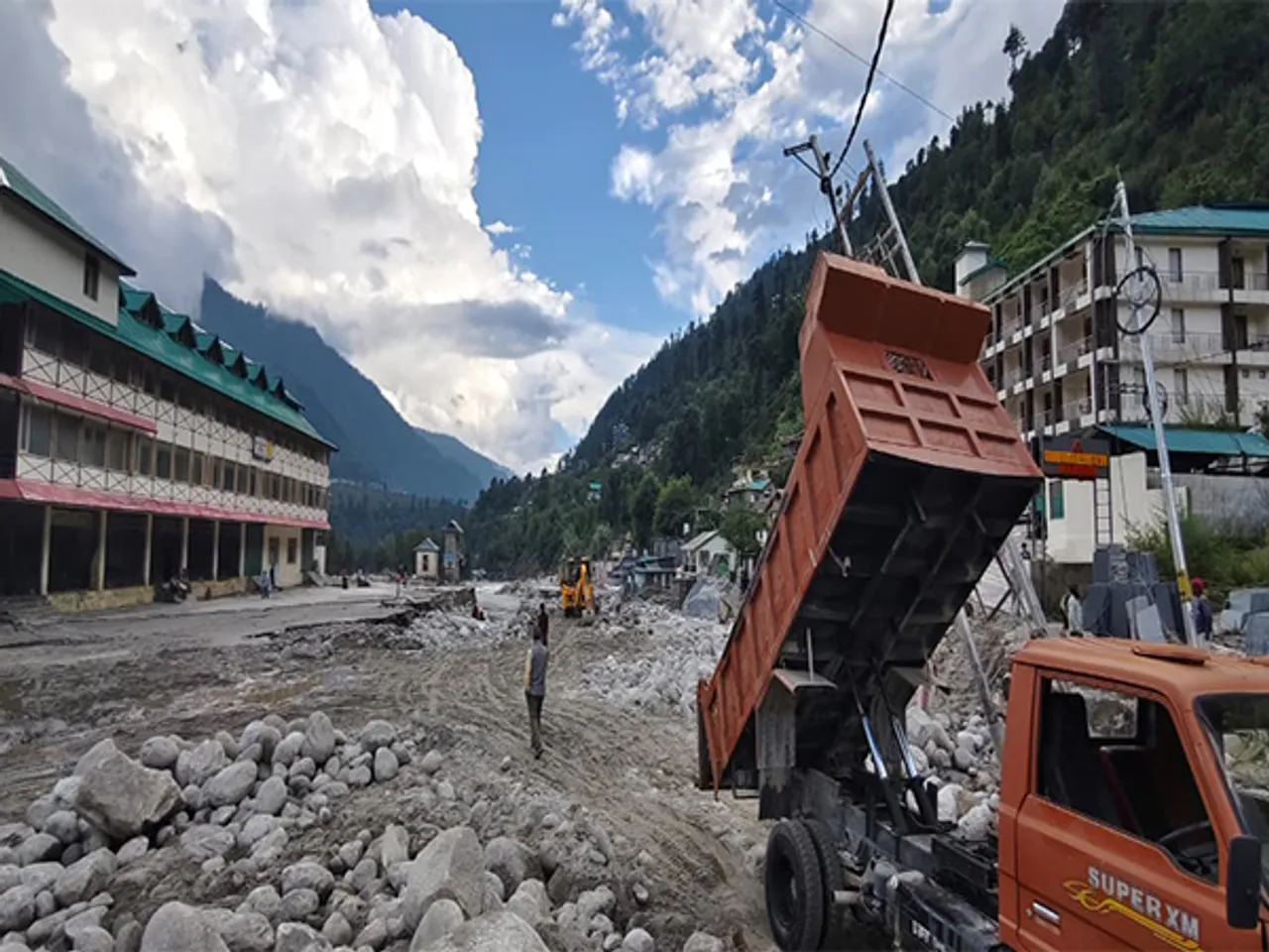 Restoration of Kiratpur–Manali NH-21 (Photo/ANI)