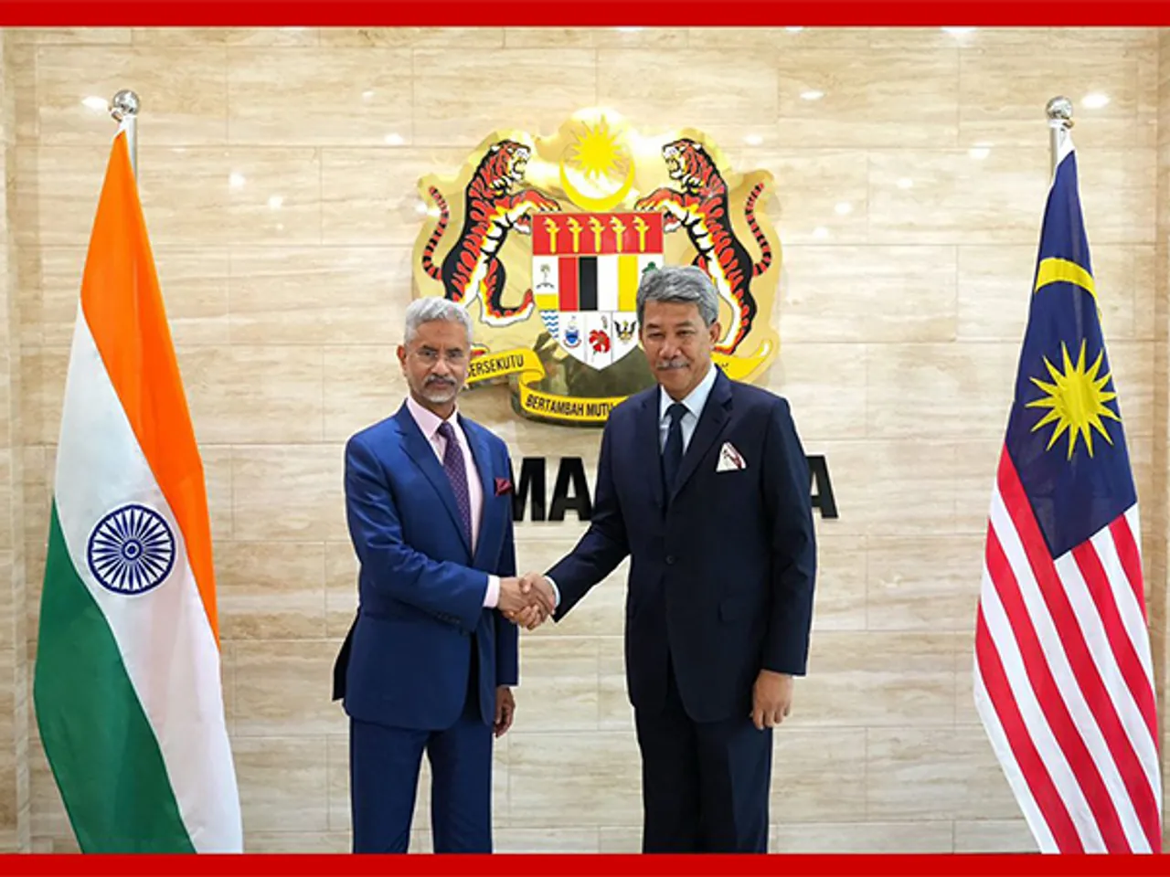 External Affairs Minister S Jaishankar shares an old image with Malaysian counterpart Dato' Seri Mohamad Hasan (Image: X@DrSJaishankar)