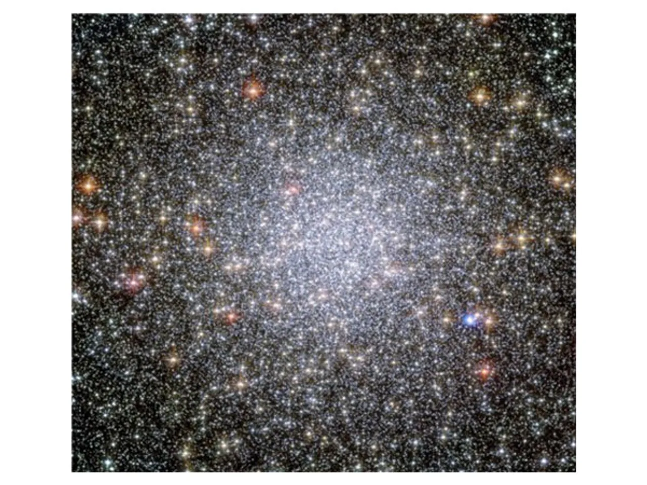 Miras in NGS 104 Clusters (Photo/NASA)