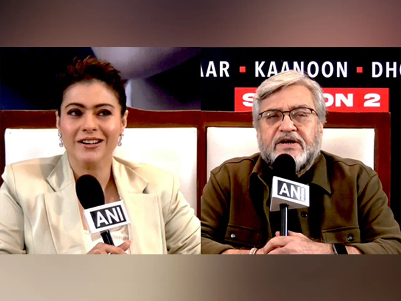 Kajol, Umesh Bist (Image source/ANI)