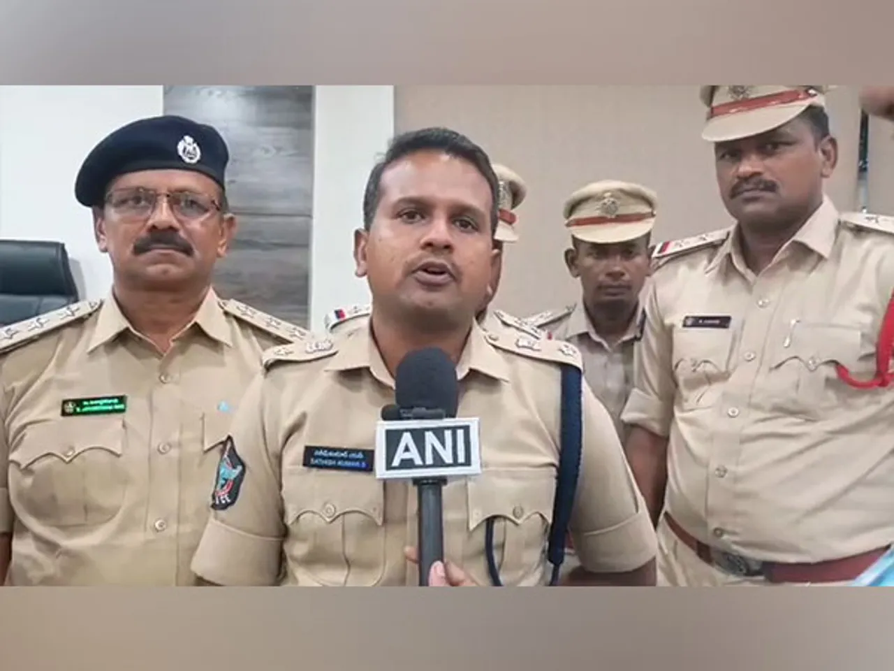 Guntur District SP Sathish Kumar. (Photo/ANI)