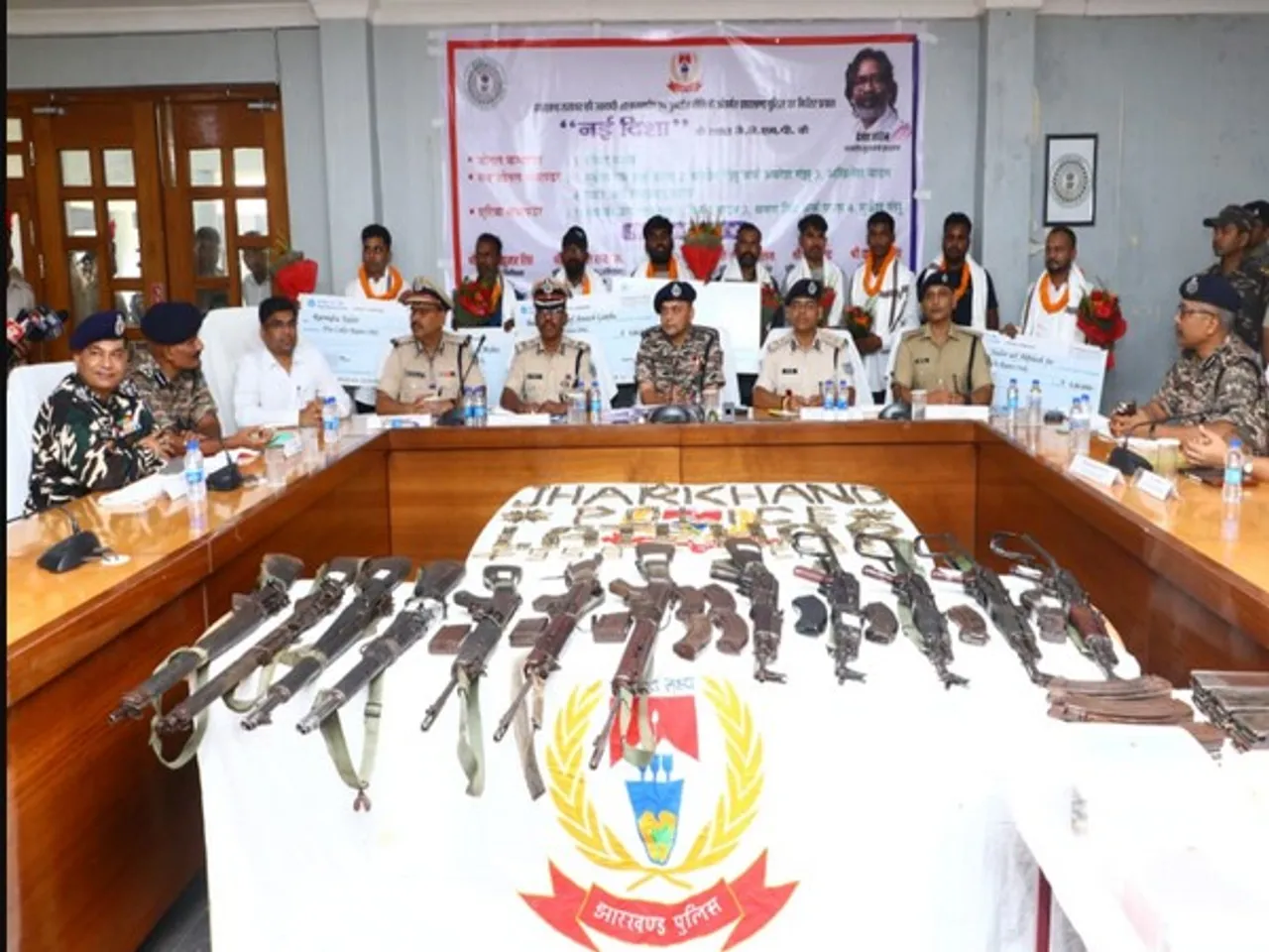 Nine JJMP Naxals in Jharkhand’s Latehar (Photo/X@CRPF)