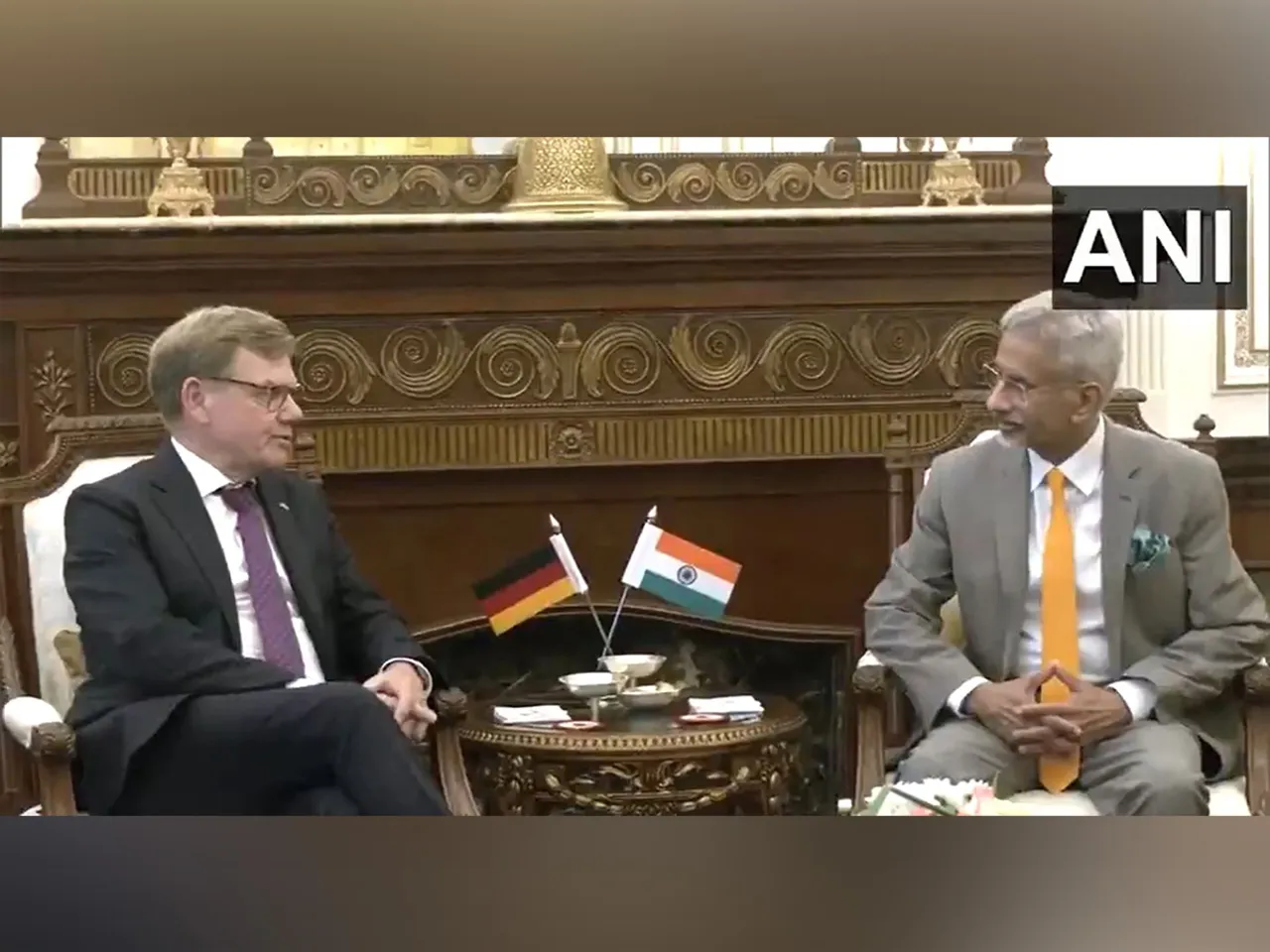 External Affairs Minister S Jaishankar with his German Counterpart Johann Wadephul(Photo/ANI)