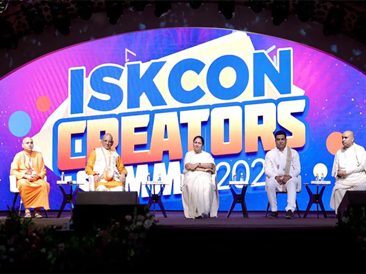 Delhi Chief Minister Rekha Gupta at ISKCON Creators Summit 2025 (Photo/ANI)