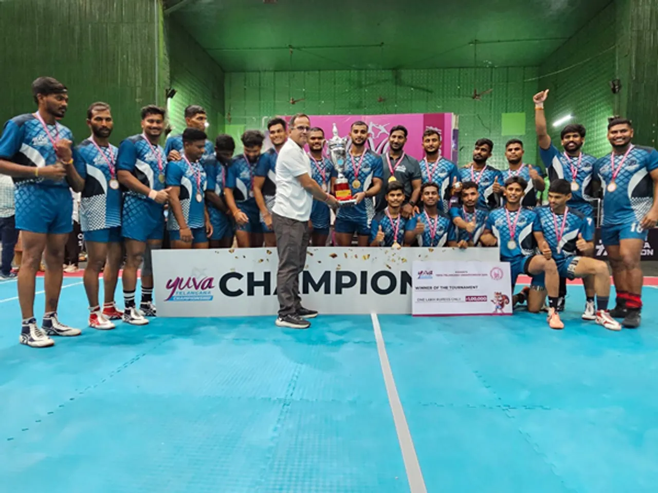 Jogulamba Lions win  Yuva Telangana Championship (Photo:  Yuva Telangana Championship)