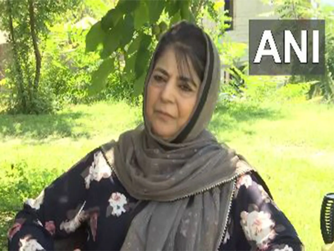 PDP chief Mehbooba Mufti (Photo/ANI)