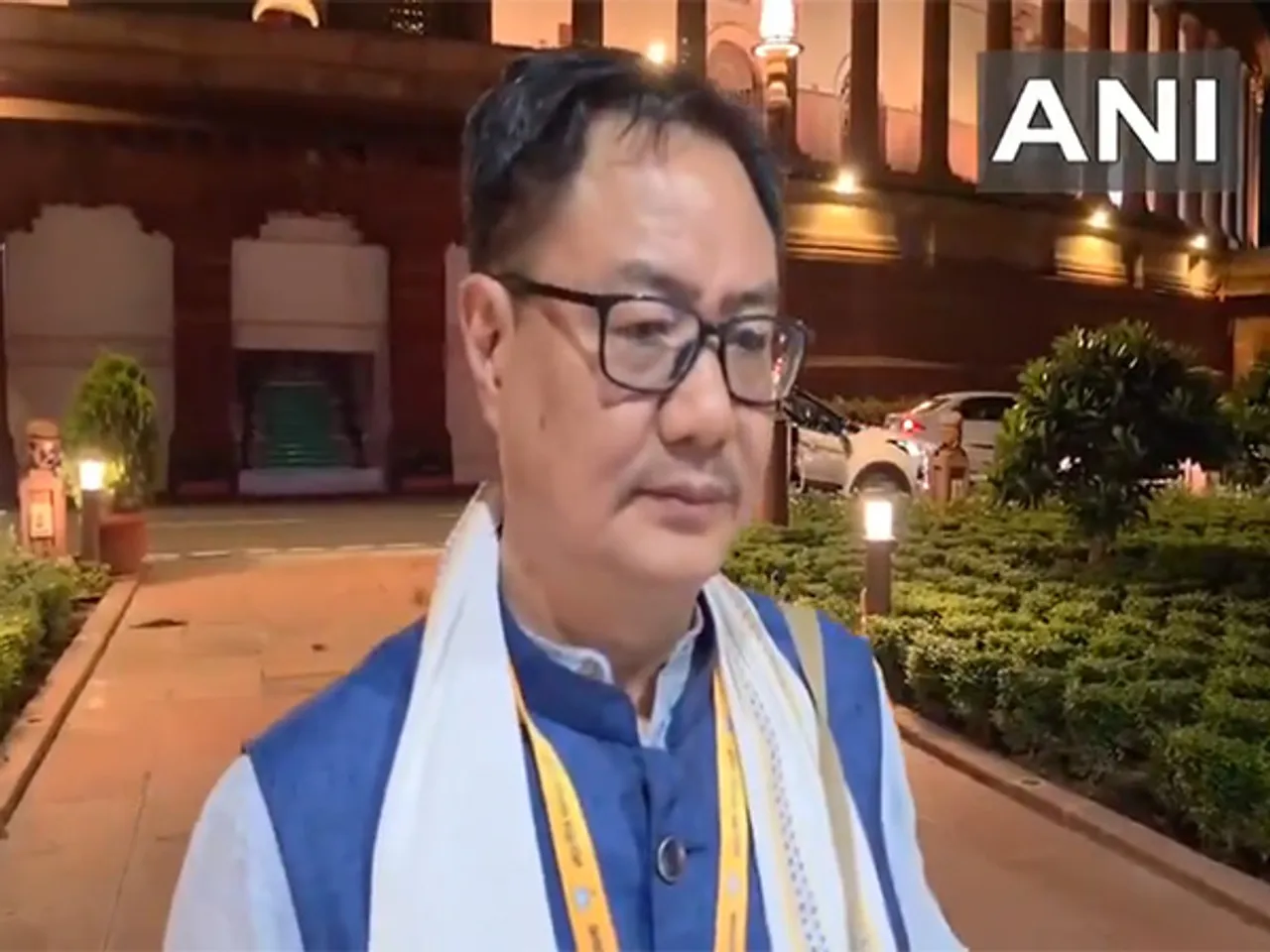 Parliamentary and Minority Affairs Minister Kiren Rijiju (Photo/ANI)