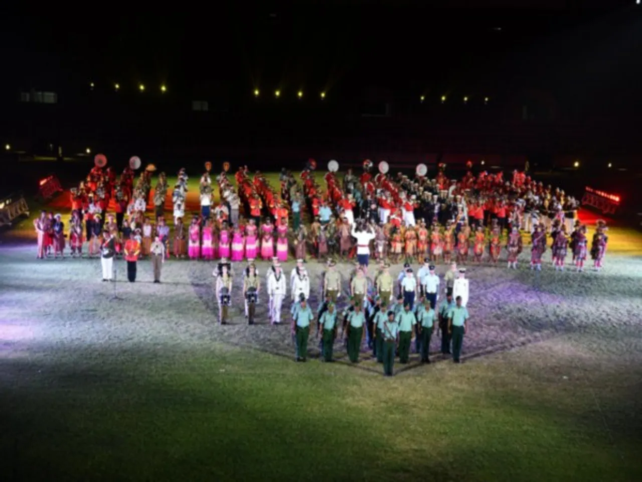 Indian Navy band at the 50th Independence Day celebrations of Papua New Guinea (Photo/ X@indiannavy)